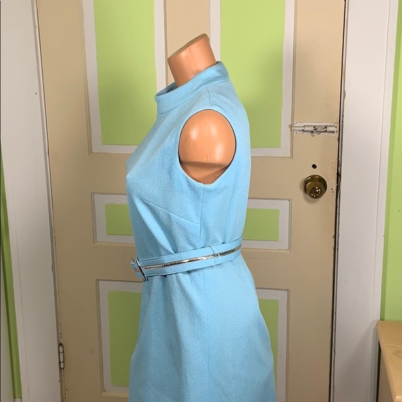 MYNETTE MAXI DRESS SLEEVELESS W/ JACKET LIGHT BLUE - Picture 7 of 8